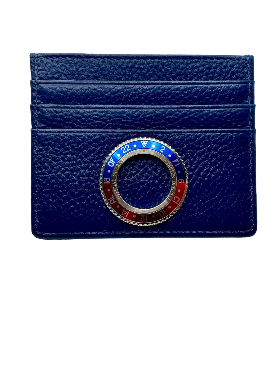 WALLET BLU GHIERA COLORE BLU/ROSSO