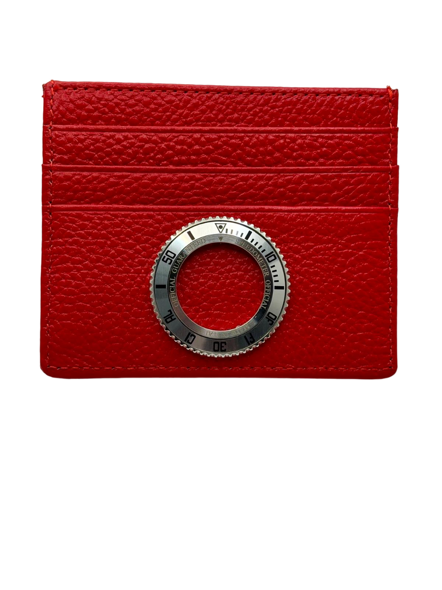 WALLET RED COLOR RING WHITE