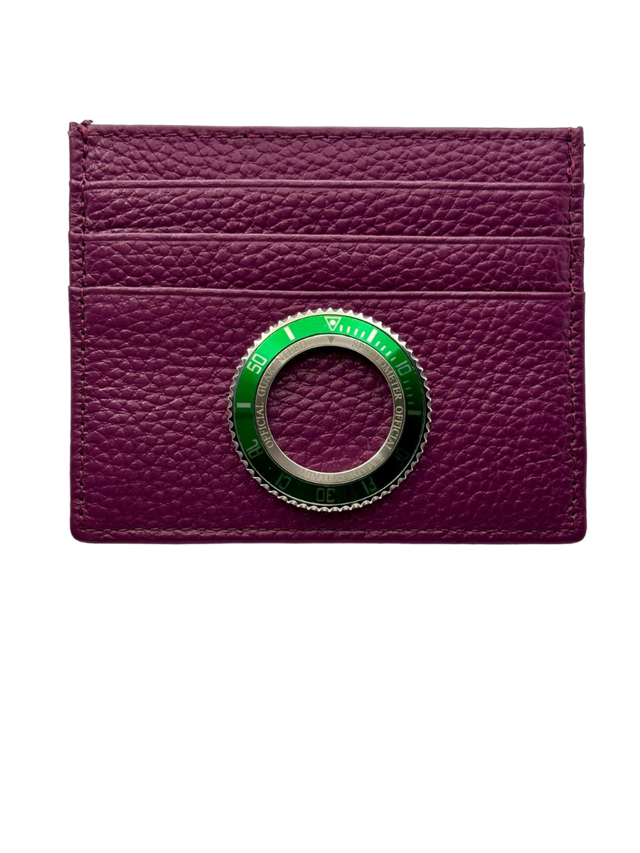 WALLET VIOLA GHIERA COLORE VERDE